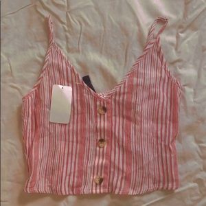 NWT cropped tank top